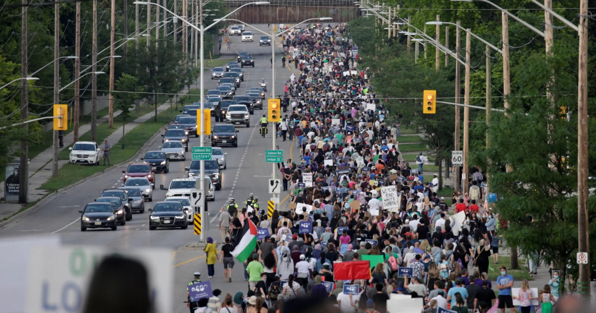 Killing of Muslim family: Thousands in Canada take to streets to show solidarity with victims